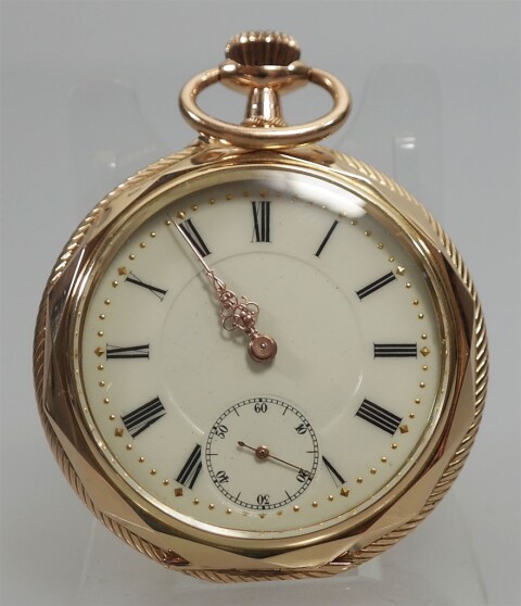 2362antiek gouden zakhorloge