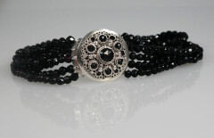 2443antiek halssnoer met git en zilveren knipslot3