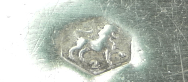 Antieke zilveren tasbeugel met haak