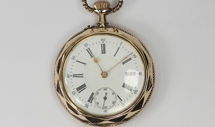Verkocht! Antiek gouden heren zakhorloge