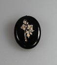 Antiek medaillon broche/hanger