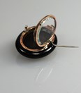 Antiek medaillon broche/hanger