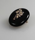 Antiek medaillon broche/hanger