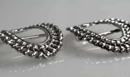 Dames schoengespen zilver streekdracht Friesland