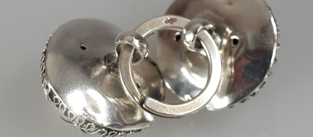 Antieke zilveren keelknopen