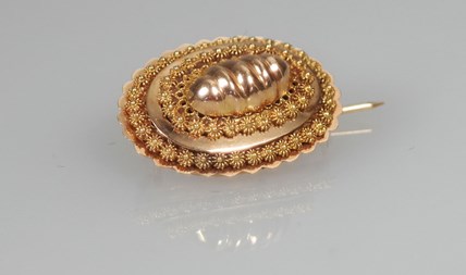 Antieke gouden broche