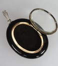 Antiek onyx medaillon