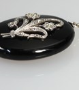 Antiek onyx medaillon
