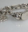 Antieke zilveren horlogeketting
