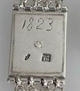 Antieke zilveren kinder chatelaine