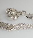 Antieke zilveren kinder chatelaine