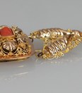 Verkocht!  Antieke zeldzame gouden streekdracht oorbellen Zeeland