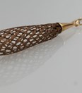 Antieke 18-gouden zeer grote oorbellen met haar