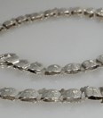 Antieke zilveren horlogeketting
