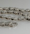 Antieke zilveren horlogeketting