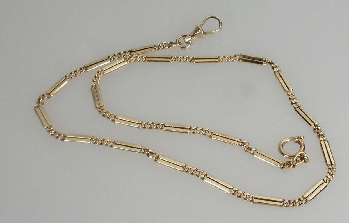 ondanks Transparant Grap Verkocht! Antieke gouden ketting - Antieke Sieraden - Kroone & Co