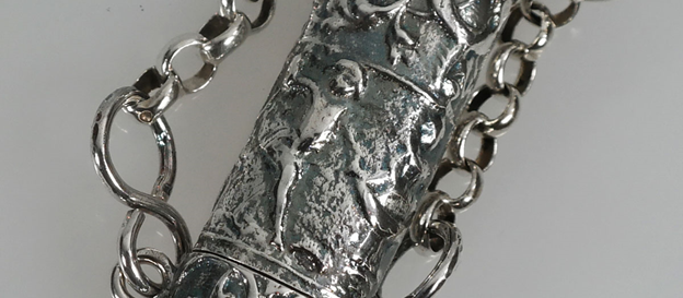Antieke zilveren naaldenkoker "Middelburg"