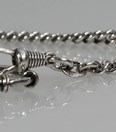 Verkocht! Antieke zilver horlogeketting
