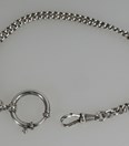 Verkocht! Antieke zilver horlogeketting