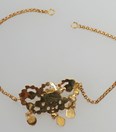Antiek gouden voorhoofdstukje (ferronière)