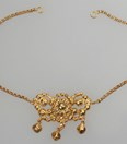 Antiek gouden voorhoofdstukje (ferronière)