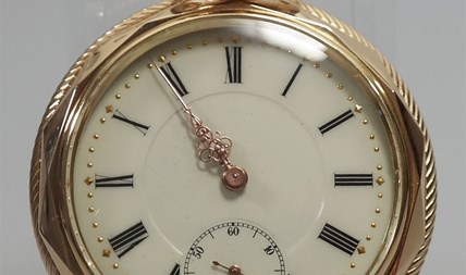 Antiek gouden heren zakhorloge