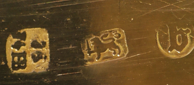 Antieke 18-karaats gouden voorhoofdsnaald streekdracht Noord-Holland