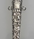 Antieke zilveren naai chatelaine
