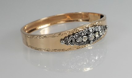 Gouden armband met diamant