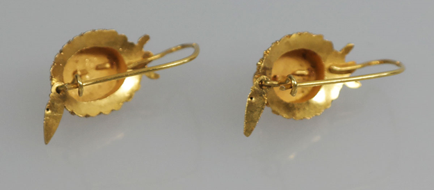 Antieke gouden oorbellen 
