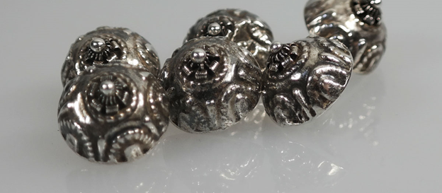 Antieke zilveren hemdsknopen