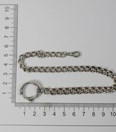 Antieke zilveren horlogeketting 