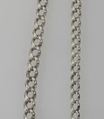Antieke zilveren horlogeketting 