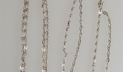 Antieke zilveren dames chatelaine